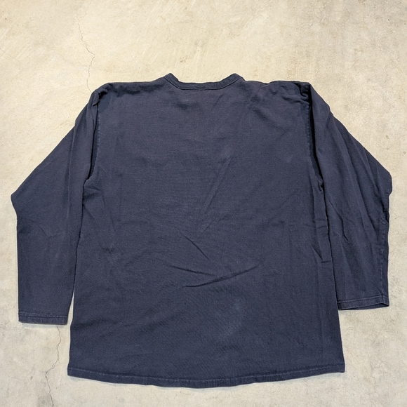 VTG 90s Compaq Computers Shirt Mens 2 XL Navy USA Made Cotton Deluxe - Picture 3 of 6